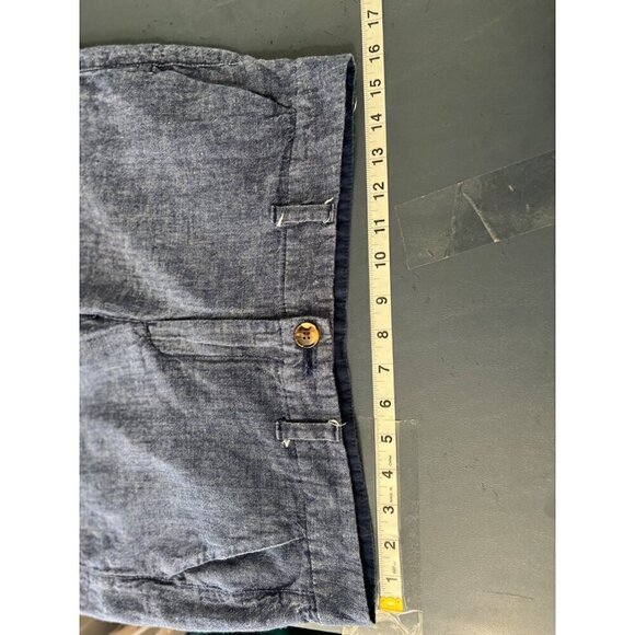 Old Navy Womens Everyday Mid-Rise Linen Blend Shorts 8 beachy boho coastal - Picture 5 of 8